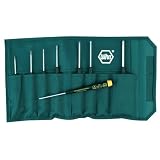 Wiha 27590 Precision Hex Tools, Metric, ESD Safe Dissipative, 0.7mm - 4.0mm, 8 Piece