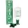 Bel-Art, Scienceware, 248804001, Eye Wash, 0.9% Saline, 1x500ml Uncovered Station