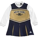 Kids Notre Dame Fighting Irish 2piece Cheerleader Poly Jumper with Turtleneck