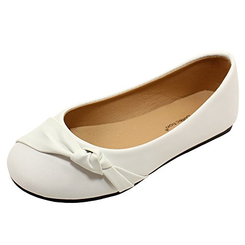 Girls Ballet Flat Shoes with Bow Decor (Toddler/little/big Kid)