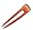 Hair Fork Flair Design Cardinal Wood (Blood Wood), 6 Inch