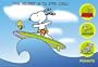 Peanuts - Snoopy Surfing Poster