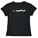 T-Shirt Womens Black  Kite Buggying I LOVE Kite Buggying URBAN STYLE  Sports