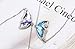 Athena Jewelry Dancing Butterfly Platinum\white Gold Plated Austrian Crystal Swarovski Elements Crystal Pendant Necklace for Women in a Gift Box