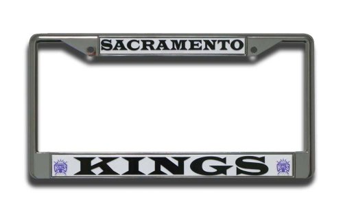 Sacramento Kings Black Metal Chrome Frame