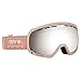 SPY Optic Marshall Deep Winter Rose Quartz Snow Goggles | Aviation Scoop Design Ski, Snowboard or Snowmobile Goggle | Two Lenses with Patented Happy Lens Tech
