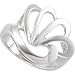 14k White Gold Metal Fashion Ring Size 7