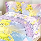 Disney Tinkerbell Pixie Dust Twin Sheet Set