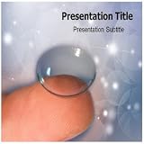 Contact Lens Powerpoint Template - Contact Lens Background for PowerPoint Template