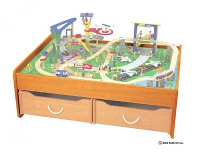 Kitchen: Train Table Honey