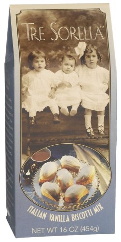 Tre Sorella Gourmet Italian Cookie Mix -Vanilla Biscotti, 16-Ounce Packages (Pack of 6) by Tre Sorella