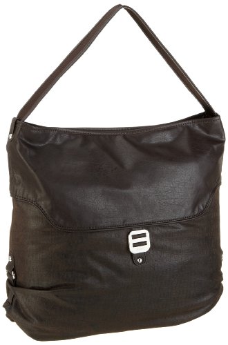 Esprit Xynthia X15012, Damen Henkeltasche, braun, (chocolate 248), 35X42X8