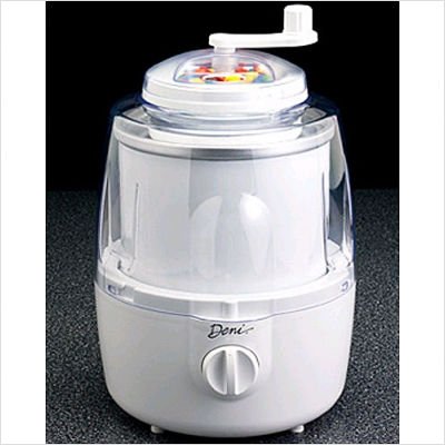 Automatic Ice Cream Maker Clear w/Candy Crusher Automatic Ice Cream Maker Clear w/Candy Crusher