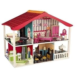 KidKraft 65201 Cherry Hill Dollhouse with Bonus Set of Furniture