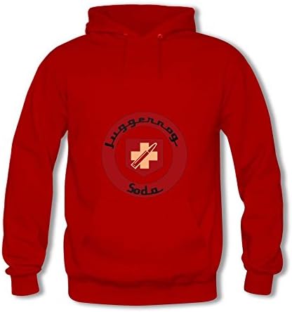 AngelbabyLin Mens Hoodies Juggernog Red Size M