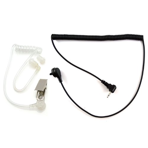 Zeadio® 2.5mm Plug 1 PIN Swat Style Covert Listen Only Acoustic Tube Earpiece Headset