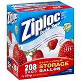 Ziploc Gallon Storage Bags - 4/52 ct. pkgs.