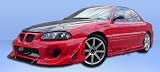 1996-1998 Pontiac Grand Am 2DR Blitz Complete Kit: This Complete Kit Includes Blits Front Bumper (101790), G-2 Rear Bumper (101791), and G-2 Side Skirts (101792). NOTE: G-2 Side Skirts are designed for 2DR models. 4DR models will receive Vader Side Skirts