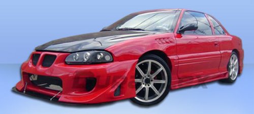 1996-1998 Pontiac Grand Am 4DR Blitz Complete Kit: This Complete Kit Includes Blits Front Bumper (101790), G-2 Rear Bumper (101791), and G-2 Side Skirts (101196). NOTE: G-2 Side Skirts are designed for 2DR models. 4DR models will receive Vader Side Skirts