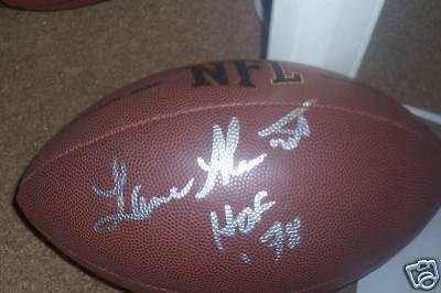 Lance Alworth Signed Ball - HOF - Autographed Footballs