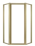 Kohler K-702305-L-BH Memoirs Neo-Angle Shower Enclosure, Bright Brass
