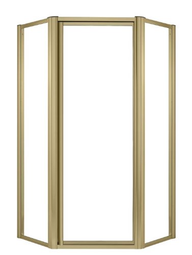 Kohler K-702305-L-BH Memoirs Neo-Angle Shower Enclosure, Bright Brass