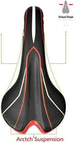 Qucika Red Race Seat Saddle MTB Road Bike Saddle for Am As1535