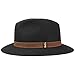Borsalino Casual Crusher Hat - The Marco-Black-58