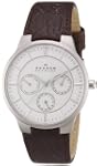 Skagen Men's Steel Leather Multi-Func...