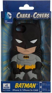 DC Comics CHARA-COVERS BATMAN iPhone 5 / iPhone 5S - Rare BLACK/GREY Costume