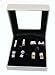 4 EAR RING SET IN PRESENTATION CASE
