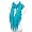 Turquoise Fringed Circle Ring Infinity Scarf Image #1