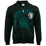 Michigan State Spartans Green Zippity Zip Hoody Sweatshirt