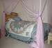 Pink Four Corner Square Princess Bed Canopy By Sid by Sid Trading