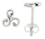 Sterling Silver Infinity Celtic Knot Stud Earrings, 1/4 in. (7mm)