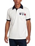 Nautica Men's Striped Wow Short Sleeve Polo Shirt