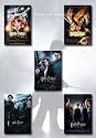 Harry Potter I, II, III, IV, V - Movie Poster Set (5 Individual Full Size Movie Posters)