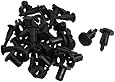 uxcell&reg; 20 Pcs 10mm Hole Plastic Bumper Clips Panel Fastener Trim Clips New