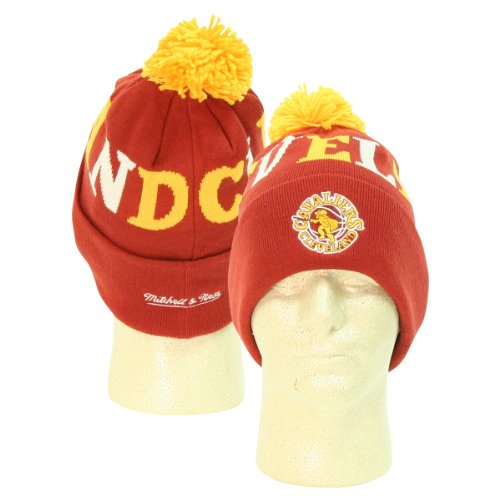 Cleveland Cavaliers Ball Top Winter Knit Hat - Burgundy