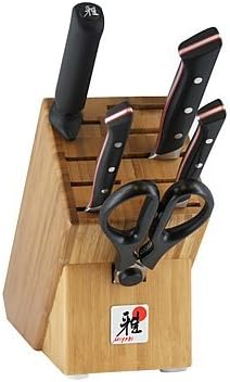 Zwilling Miyabi 600s Red 6-Piece Knife Block Set