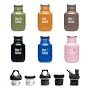 Klean Kanteen 12 oz Colored Stainless Steel Bottles | Select Your Color & Cap!|Mix and Match! Sport, Loop, Flat, Steel Flat or Steel Loop