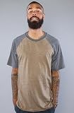 RVCA The Camby Tee in Medium Brown & Slate,T-shirts for Men
