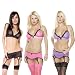 ForPlay Simply Elegant Bra, Skirt, & G-string Sexy Lingerie Set 116022