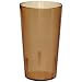Cambro 1200P153 12.6 -Ounce Capacity 2-15/16-Inch Diameter by 5-3/16-Inch Height Amber Plastic Colorware Tumbler (Case of 12)
