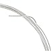 uGems 21 Gauge Sterling Silver Wire for Jewelry Making, 5 Feet of Round Half-Hard Solid Sterling Silver Wire, Durable and Versatile Craft Wire for Rings, Bracelets, Earrings, and More SKU: ss098