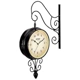 Product details for Double Sided Train Station Style Clock