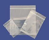 100 Grip Seal Bags 4 x 5.5 Inch 200g Strong Reusable Zip Lock