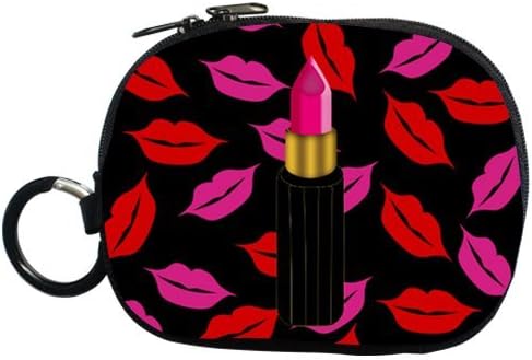 Generic Personalized Rose Red Lips and Lipsticks for Coin Purse (Two Side)