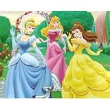 Disneys Princesses - FLEECE BLANKET - Soft Girls Room Decor