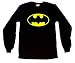 TS506 Batman Logo Long Sleeve T-Shirt DC Comics Bruce Wayne